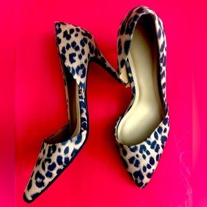 Like new!! I think I wore them once inside but I have a wide foot..dang it!